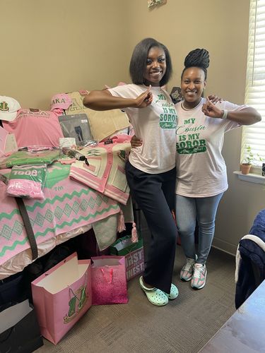 Customer photo review of Alpha Kappa Alpha Family T-Shirt