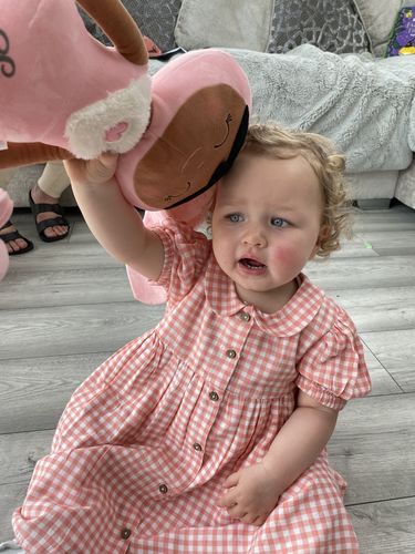 Customer photo review of Personalized Bunny Girl