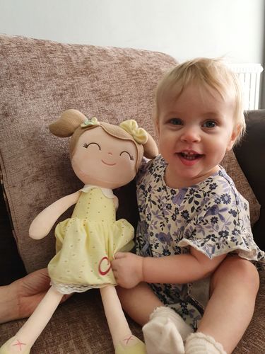 Customer photo review of Personalized Spring Girl - Yellow