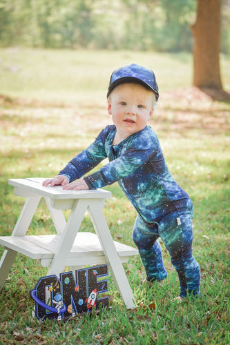 Customer photo review of Com'et Me Bro Convertible Footie