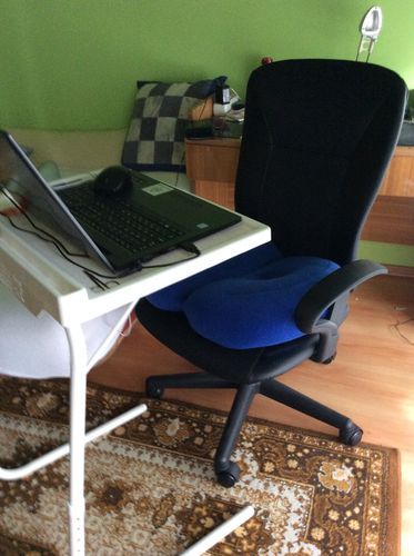 Customer photo review of Gerinc és Keresztcsont Tehermentesítő Ülőpárna