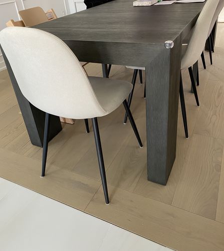 Customer photo review of Olly - Side Chair - Beige (Set of 4)