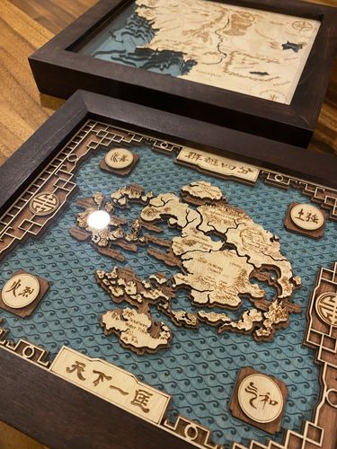 Customer photo review of THE LAST AIRBENDER 3D MAP