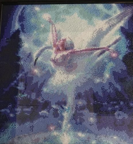 Customer photo review of 5D Diamond Painting Ballerina im Mondschein