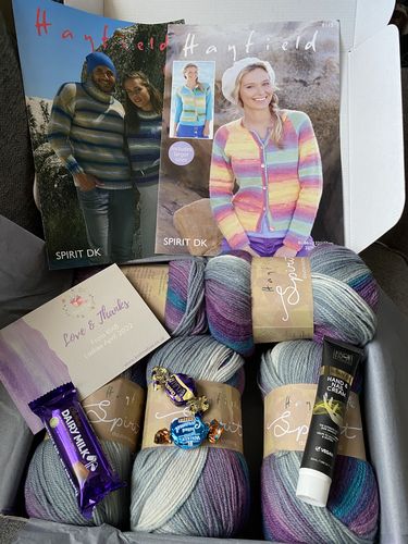 Customer photo review of Ladies Mystery Knitting Box