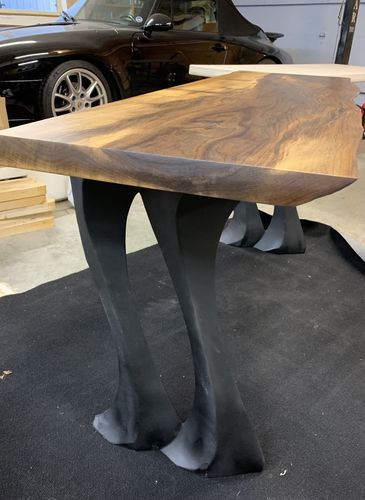 Customer photo review of Metal Bench Legs - 117 Uzar - W12.75" x H16" - Set of 2 pcs