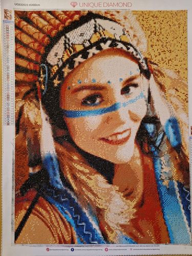 Customer photo review of Dein Foto als 5D Diamond Painting
