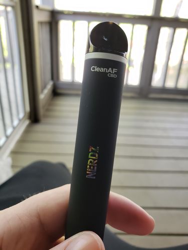 Customer photo review of 500mg CBD Disposable Vape Pen | CleanAF MAX