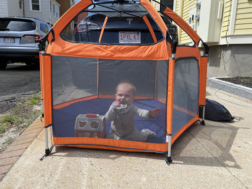 Customer photo review of Pop N' Go® Playpen