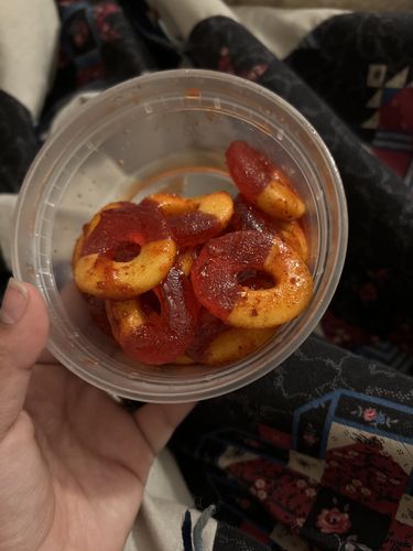 Customer photo review of Chamoy Peach Rings
