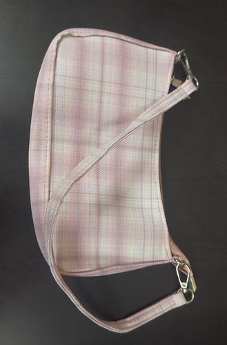 Customer photo review of Checkered Pastel Shoulder Bag