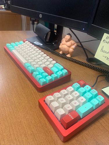 Customer photo review of IDOBAO ID67 65% HOT SWAP MECHANICAL KEYBOARD KIT