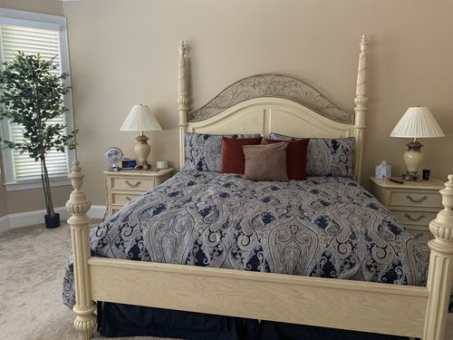 Customer photo review of Luciana Indigo 4-Piece Comforter Set By J Queen