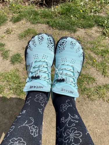 Customer photo review of Aleader Women’s Barefoot Minimalist Running Shoes - Mintgreen