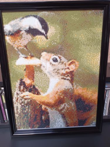 Customer photo review of Diamond Painting Eigen Foto - Snelle Levering