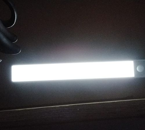 Customer photo review of EZVALO Wireless Motion Sensor Night Light - 11.8" Aluminum