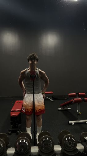 Customer photo review of Anime Mesh Shorts - Water Pillar