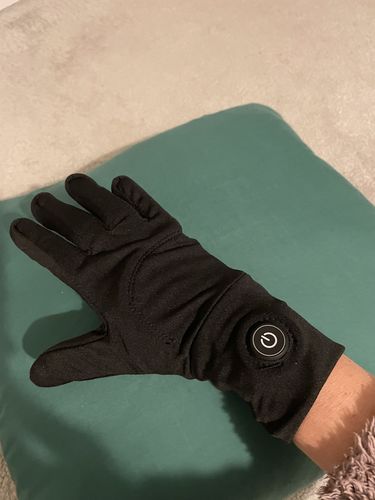 Customer photo review of Toasty Touch® Ultra Thin Heated Gloves