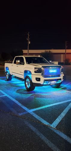 Customer photo review of Premium RGB+W Wheel Lights
