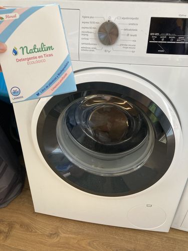 Customer photo review of Eco-Tiras de Detergente 40 lavados Natulim