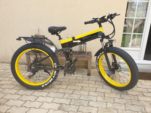Customer photo review of CMACEWHEEL X26 750W 26 Inch Fat Tire Electric Bike 48V 10.8Ah*2 Battery 100km