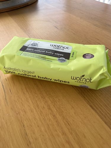 Customer photo review of 100% Natural Baby Wipes - BULK BUY 12 PACK 10.00% Off Auto renew