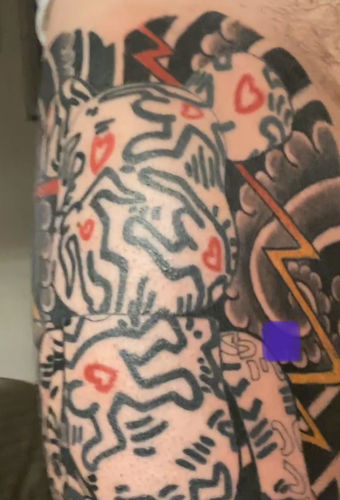 Customer photo review of Signature Tattoo Numbing Cream