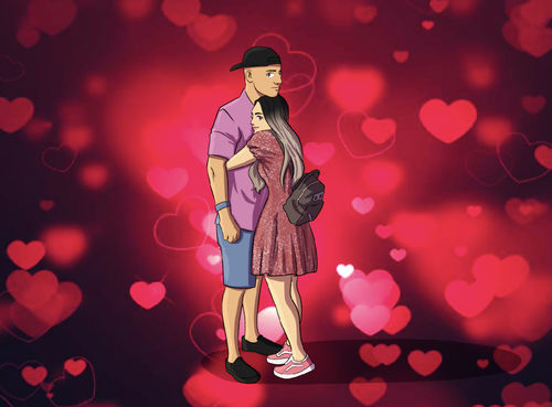 Customer photo review of Couples Card