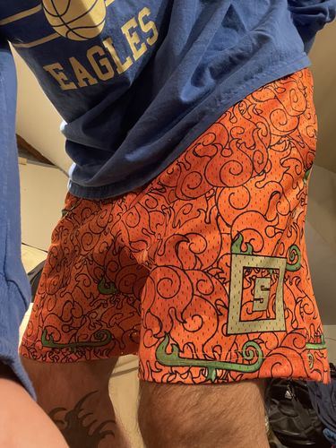 Customer photo review of Anime Mesh Shorts - Ace