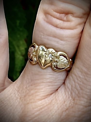 Florence C. review of Diamond & Heart Ring - Black Hills Gold image 1 out of 1
