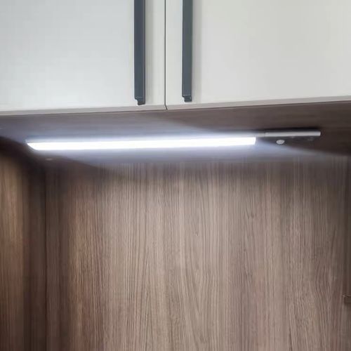 Customer photo review of EZVALO Dual Color Wireless Motion Sensor Light (2nd Gen.) - 18" Aluminum