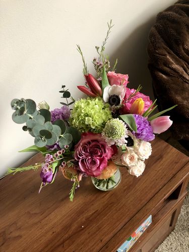 Customer photo review of Bejeweled bouquet