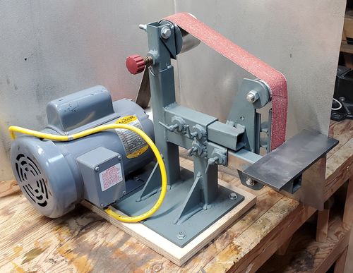 Customer photo review of 2 X 48 Inch Knife Makers Sanding Belts Assortment