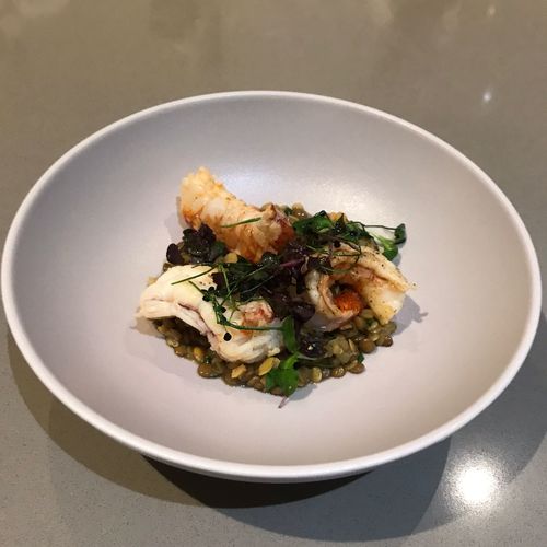 Customer photo review of The Taste Gourmetbowl Ø 21 x 6 cm - Inhalt: 1,1 l - Premium Sand White (2er-Set)