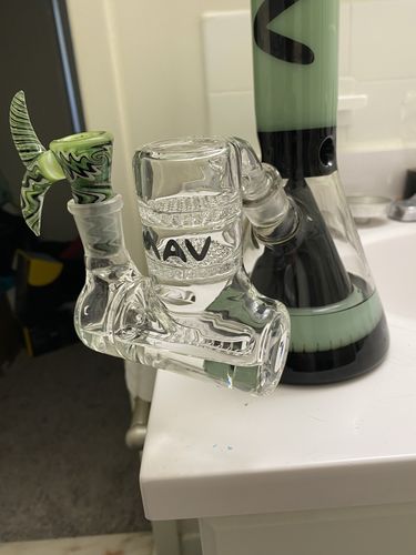 Customer photo review of Double Honey Disc Inline Ash Catcher 19/45°