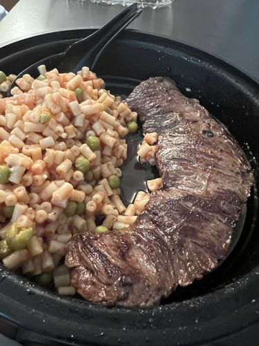 Customer photo review of Skirt Steak Center Cut, Choice, 8oz