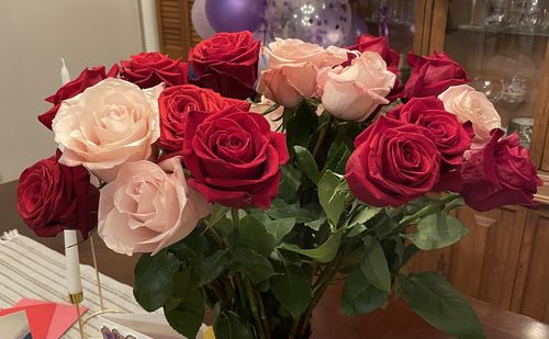 Customer photo review of Pink & Red Bouquet