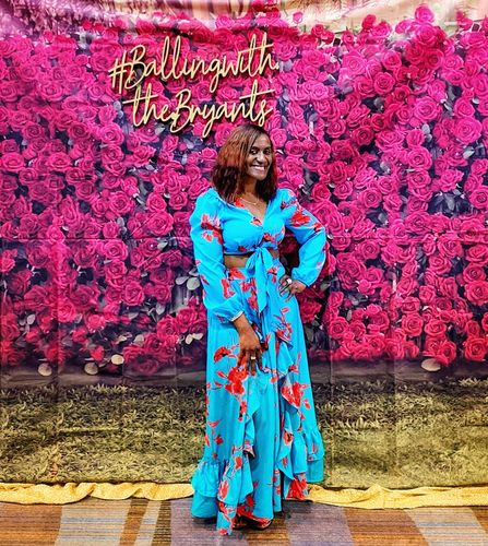 Customer photo review of 2pcs Long Sleeve Sets Red with Blue Harper Skirt Set Dresses