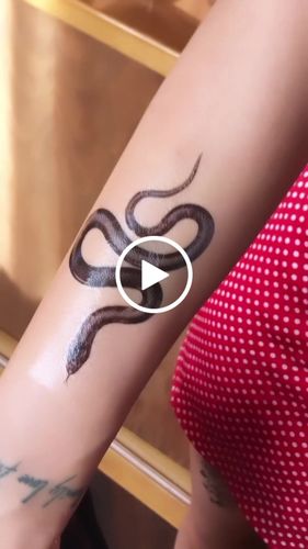 Customer video review of Snake Tattoo
