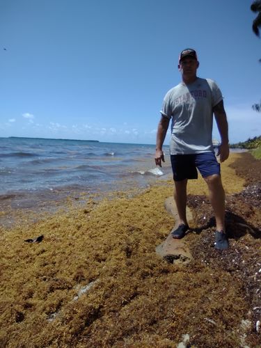 Customer photo review of Hiitave Men's Barefoot Mesh Water Shoes