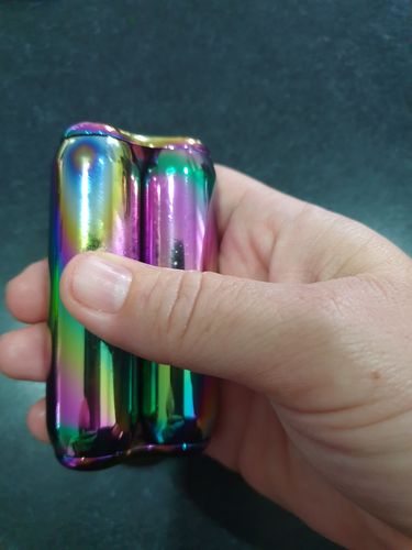Customer photo review of Oil Slick Hand Caterpillar Fidget