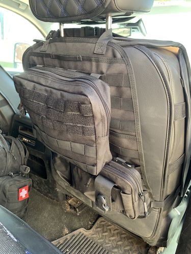 Customer photo review of Tactical MOLLE Seat Organizer v2