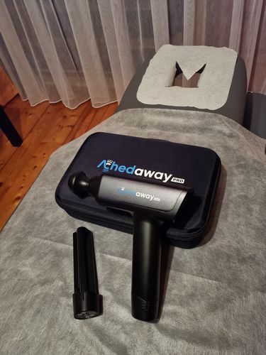 Customer photo review of Achedaway Pro Percussion and Vibration Massager (Black)