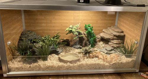 Customer photo review of 4'x2'x2' Original PVC Panel Reptile Enclosure