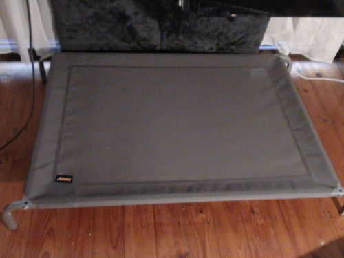 Customer photo review of Pawz Pet Non-toxic Heavy Trampoline