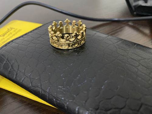 Customer photo review of Crown Ring (Gold)