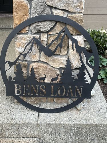 Customer photo review of Fairy Tree Metal Art