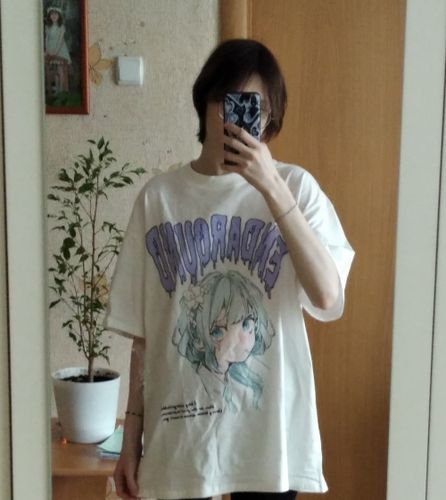 Customer photo review of Harajuku Style "ENDAROUND" Anime Girl Tee