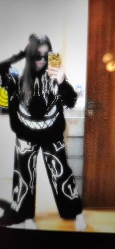 Customer photo review of Harajuku Street Smiley Face Style Jeans