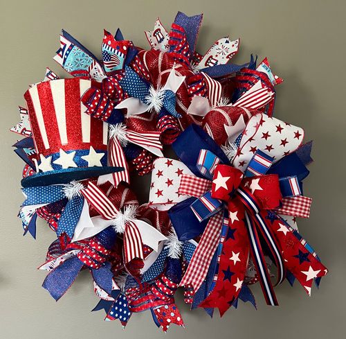 Customer photo review of 1.5"X10Yd Gingham Check Red/White RG01048F3